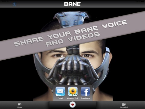 Bane Voice Changer Booth screenshot 2