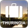 Offline Map Thuringia, German (Golden Forge)