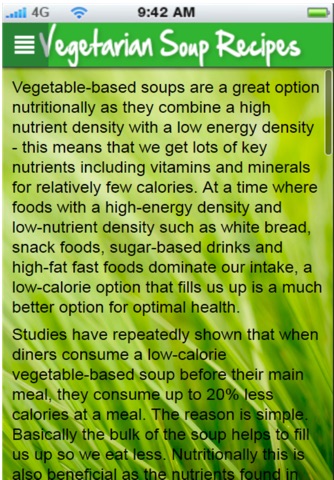 Vegetarian Soup Recipes+: Healthy Soup Recipes screenshot 4