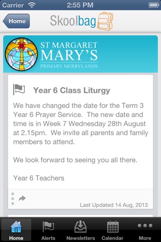 St Margaret Mary's Primary - Skoolbag screenshot 2