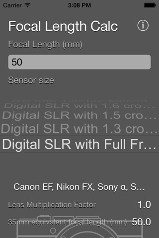 Focal Length Calculator screenshot 4