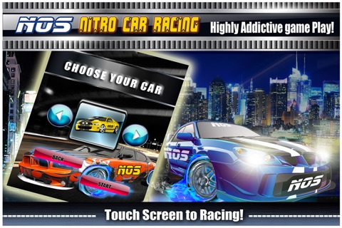 NOS for Airborne Speed FREE - Nitro Muscle Car infinite Race game screenshot 3