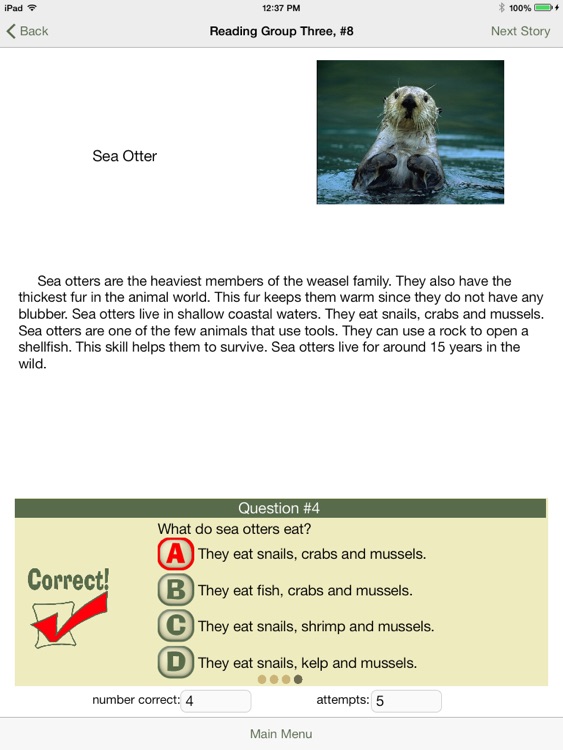 Reading: Grades 2-3, Animals—Free screenshot-3