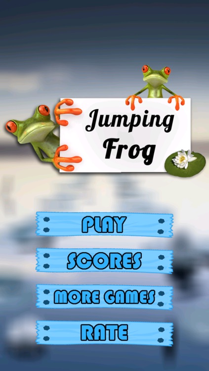 Jumping Frog - Tap Water Lily Pads