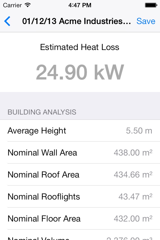 Powrmatic Heating Load Calculator screenshot 3
