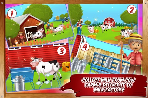Milk Factory – Make milk in this cooking simulator game & deliver it to shop screenshot 2