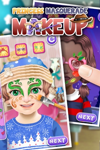 Princess Masquerade Makeup - kids games screenshot 2