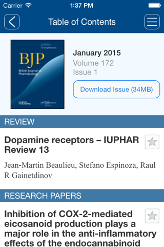 British Journal of Pharmacology screenshot 3