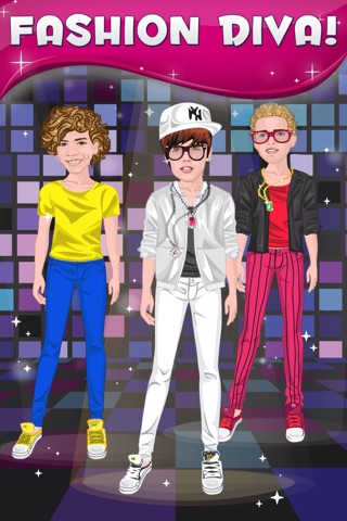 Virtual Boyfriend Dressup Fever - My Fun Glam Fashion Dress Up Game With Justin for Kids And Girls One Direction Version FREE screenshot 3
