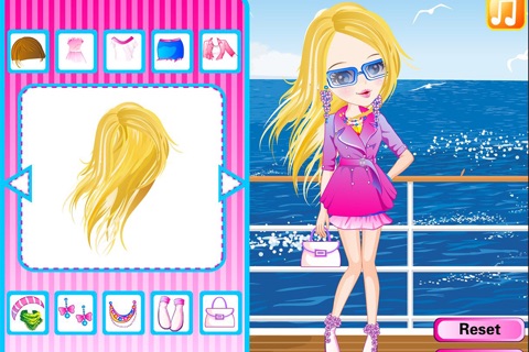 Adorable pink princess dress up screenshot 2