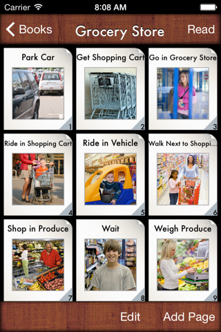i Get ... Going to the Grocery Store Vocabulary Photo Books and Social Skills Stories screenshot 2