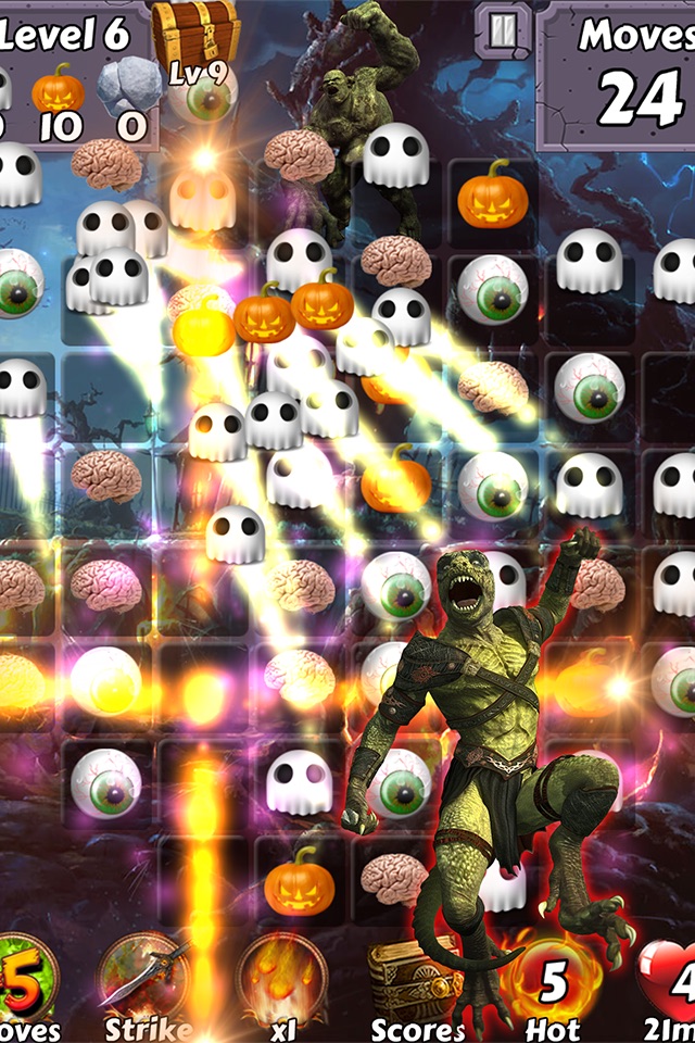 Monster Mash Mania Halloween - Wear pumpkin costumes and collect haunted wallpapers screenshot 2
