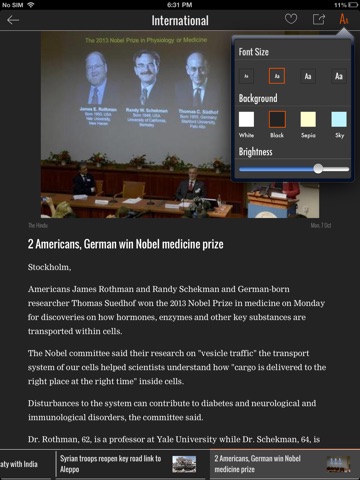 NewsHunt iPad Edition screenshot 4