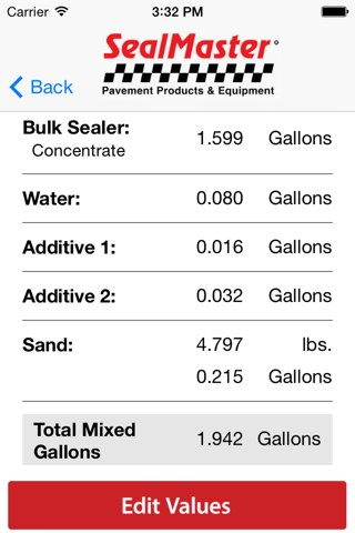 SealMaster Calculator screenshot 2