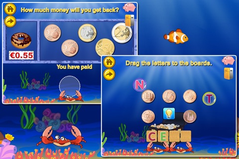Euro€: Coin Math  educational learning games for kids screenshot 2