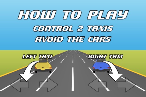 Twin Taxi: Smash crazy rush hour traffic. An impossible hit racer. screenshot 2