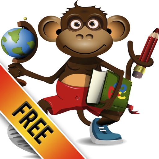 A Monkey World of Words: Cool First English Lessons iOS App
