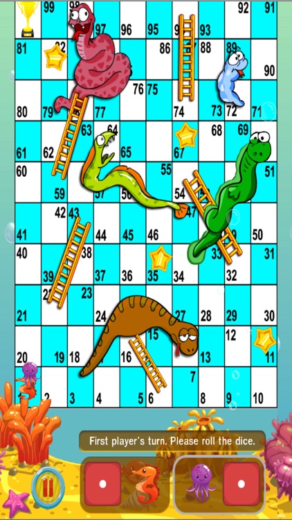 Snake and Ladder Heroes  Aquarium Free Game