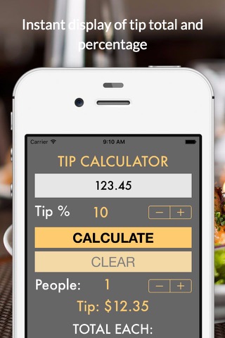 TipCalc quick tip calculator screenshot 3