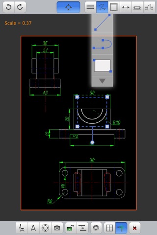 Design To Go - create and edit DWG/DXF/CTM drawing files screenshot 2