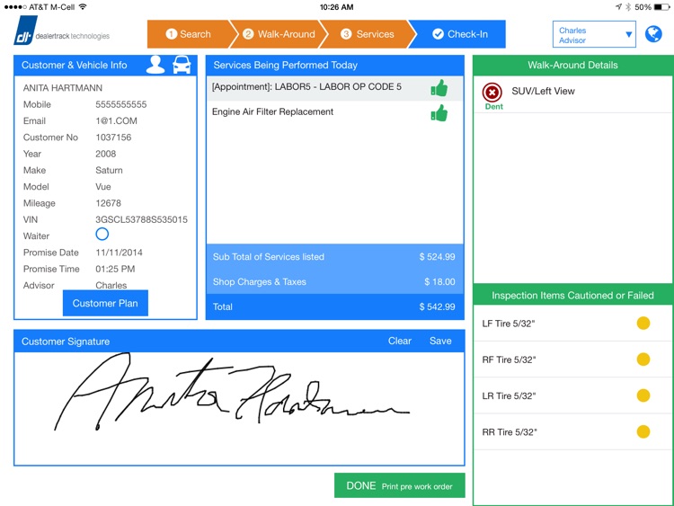 Dealertrack Service Check-In screenshot-4