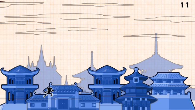 Stick Ninja Running Saga - Escape Run! Free Edition