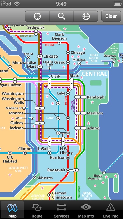 Chicago Metro - Map and route planner by Zuti