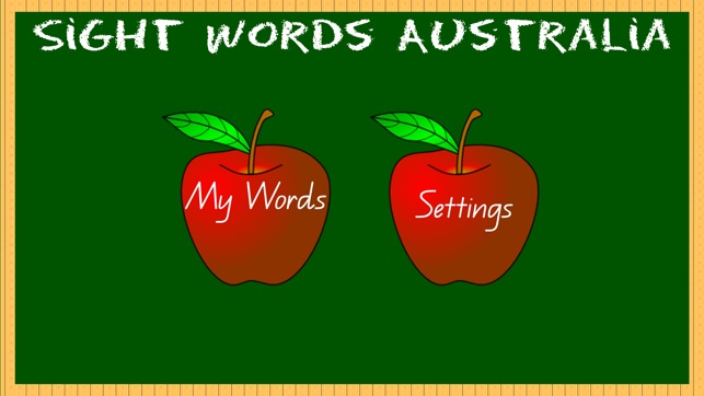 Sight Words Australia Home Edition VIC/W