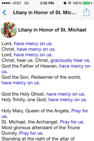Saint Michael Prayers screenshot 2