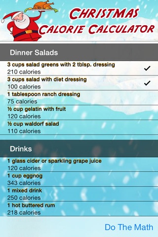 Christmas Calorie Calculator screenshot 4