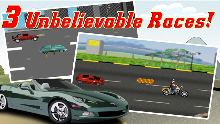 Turbo Speed - Fast Car in a Highway Race screenshot-3