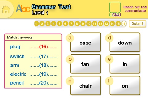 LICMU Grammar Test screenshot 2