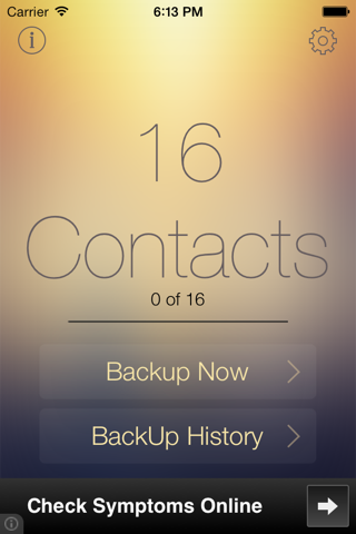 Fast Contact Backup Free screenshot 2