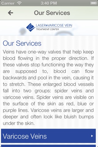 Laser Varicose Vein screenshot 4