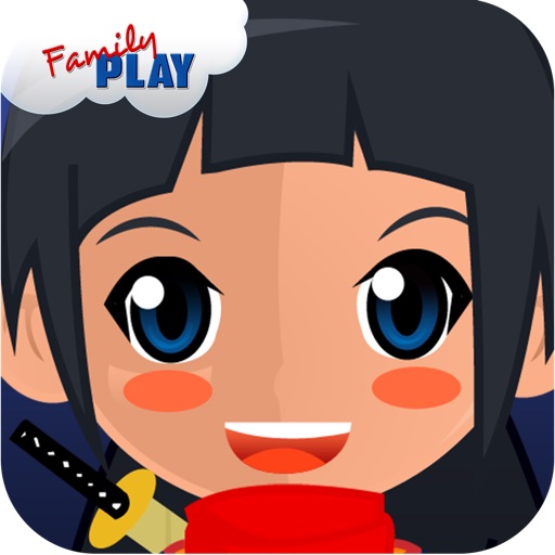 Ninja Girl Toddler: Kids Ninja Adventure Alphabet and Letters, Kids Shapes, Toddler Counting and More Mini Games Icon