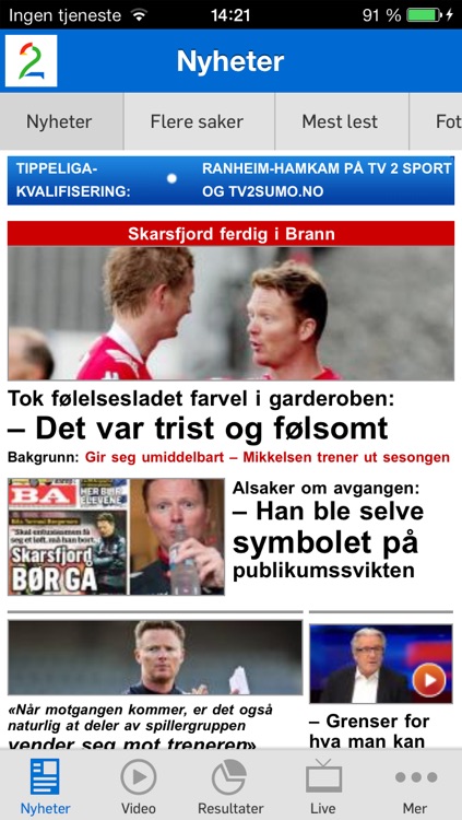 TV 2 Sporten for iPhone screenshot-3