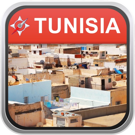 Offline Map Tunisia: City Navigator Maps icon