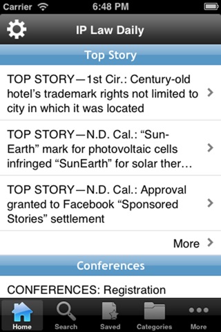 IP Law Daily Mobile screenshot 2