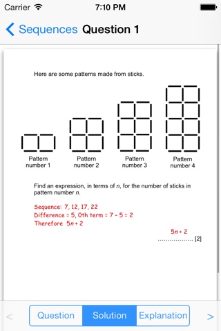 GCSE 2013-2016 Higher Tier Algebra screenshot 3