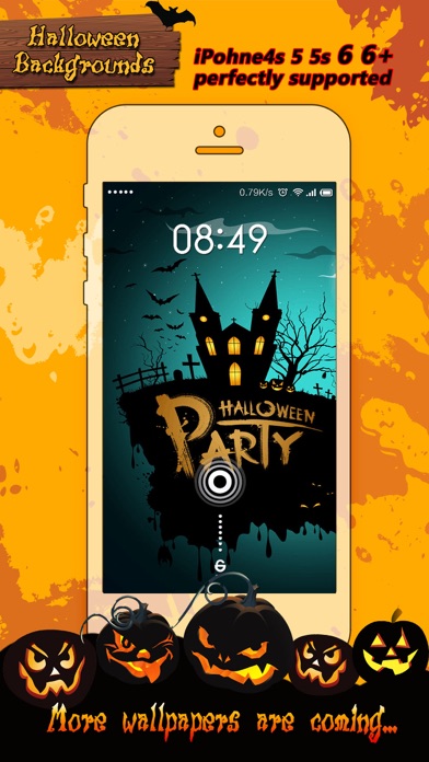 How to cancel & delete Halloween Wallpapers HD - Pumpkin, Scary & Ghost Background Photo Booth for Home Screen from iphone & ipad 1