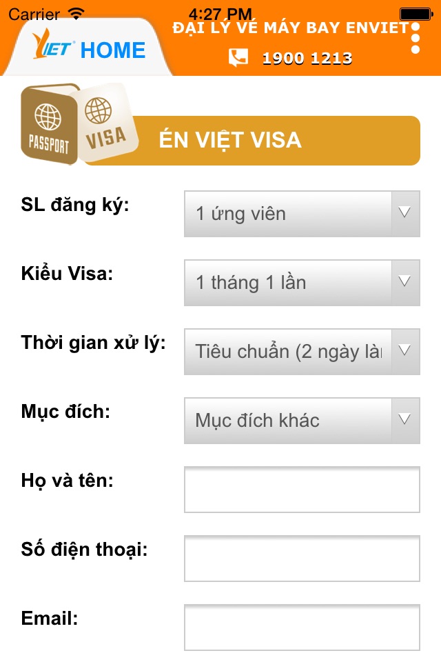 Đại lý vé máy bay ÉN VIỆT screenshot 2