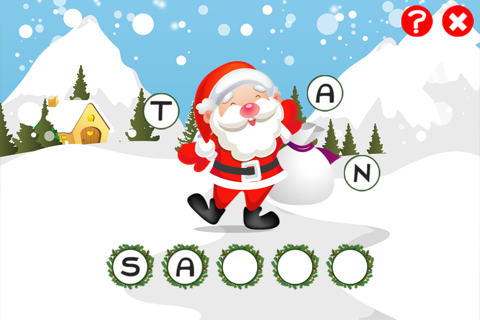 ABC Christmas games for children: Train your English spell-ing skills with Santa and the Xmas gang screenshot 2