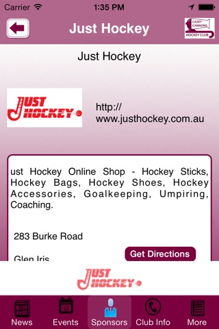 Casey Cannons Hockey Club screenshot 4