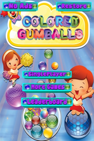 Gumball Crazy Wonka double bubble gum smash -connect the color Match 3 puzzle game free screenshot 2