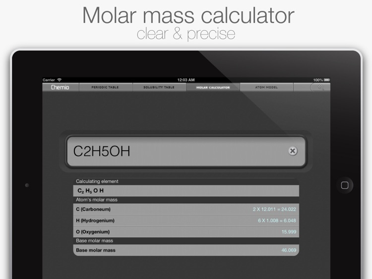 Chemio - A Student's Chemical Reference screenshot-3