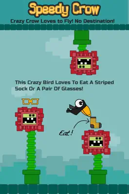 Game screenshot Speedy Crow-The Single Tap Adventure Of A Funny Flying Crazy Bird! apk