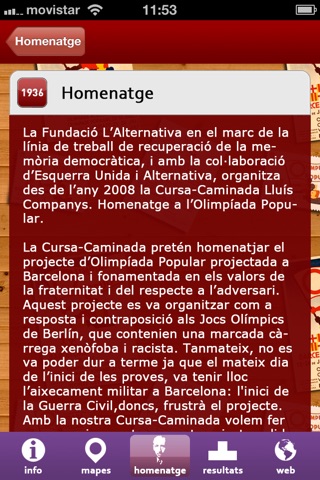 Cursa Lluís Companys screenshot 3