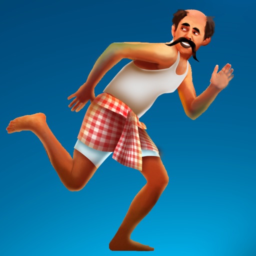 Indian man run - The dangerous coconuts trees jumping quest - Free Edition Icon