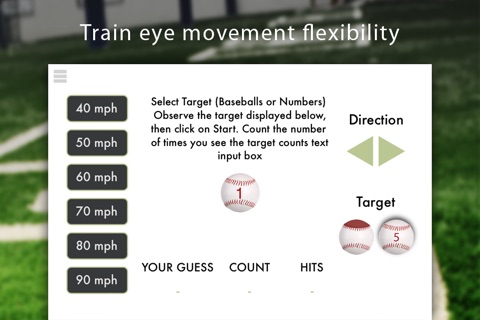 Baseball Vision Training screenshot 2