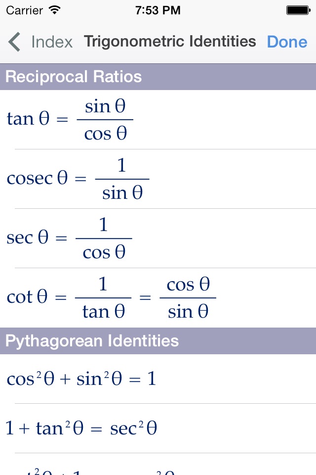 Ezy Trigonometry screenshot 3